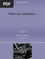 003 - Defectos Cristalinos