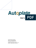 Autoplate Manual