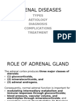 Adrenal Diseases: Types Aetiology Diagnosis Complications Treatment