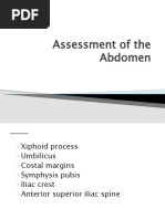 Assessment of The Abdomen