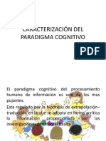 Caracterización Del Paradigma Cognitivo