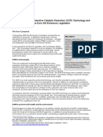 Nox Reductions by Selective Catalytic Reduction (SCR) Technology and The Euro 5/6 Emissions Legislation