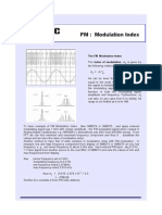 FM: Modulation Index: Application Note