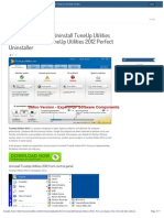 How To Uninstall TuneUp Utilities