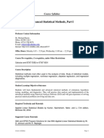 UT Dallas Syllabus For Stat6337.501.08f Taught by Michael Baron (Mbaron)