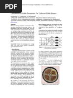 Calculation of Cable Parameters For Different Cable Shapes