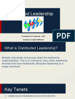 Distributed Leadership