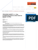 PROCESS SAFETY&Mdash 1 - Gas Conditioning Failures Show Need For Design Scrutiny - Oil & Gas Journal