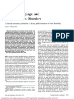 Andreasen (1979) Thought, Language and Communication Disorders