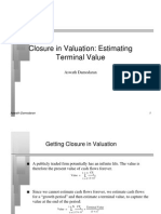 Damodaran-Estimate Terminal Value