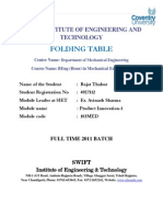 Rajat Report On Folding Table