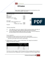 CVP Analysis