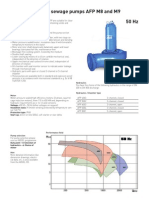 ABS Submersible Sewage Pump AFP M8 M9