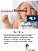 Newborn Screening - Dr. T. Ghosh