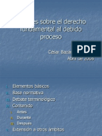 El Derecho Fundamental en El Debido Proceso