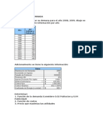 Casos Varios para Proyeccion de Mercado