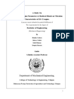 Study On Knocking Characteristics of Diesel Engine Through Vibration Monitoring.