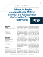 A Primer For Duplex Stainless Steels