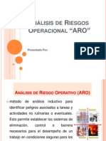 ARO Análisis de Riesgos Operacionales