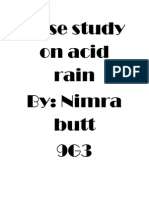 Case Study On Acid Rain