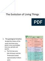 Evolution of Living Things