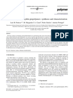 Melamine-Epichlorohydrin Prepolymers Syntheses and Characterization