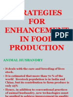 Strategies Forenhancement in Food Production