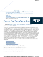 Electric Fire Pump Controllers: Joslyn Clarkk