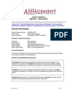 UT Dallas Online Course Syllabus For AIM 6201 - Financial Accounting - 07s