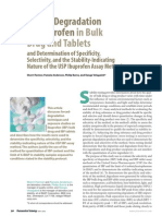 Forces Degradation of Ibuprofen in Bulk and Tab