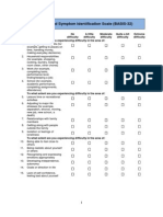 Behavioural and Symptom Identification Scale