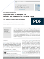 Regression Model For Tuning PID Controller