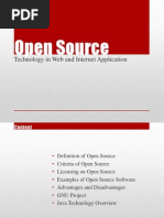 Open Source: Technology in Web and Internet Application