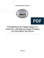 Procedimiento - Carga y Descarga Materiales Pesados Con Grúa Pluma