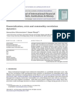 Financialization, Crisis and Commodity Correlation Dynamics