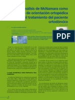 El Analisis de McNamara Como Metodo de Orientacion Ortopedica en El Tratamiento Del Paciente Ortodoncico