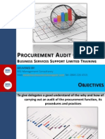 Procurement Audit Course