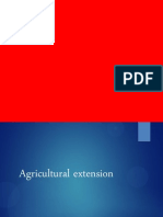 Agricultural Extension