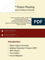 ARP Poison Routing: An Attack at Indiana University