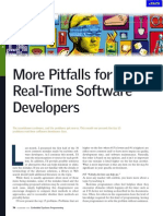 Pitfalls For Real Time Software Developer - 2