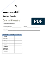 6to Grado Bimestre 4