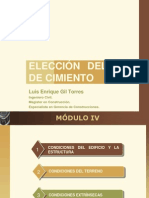 Elección Del Tipo de Cimiento