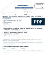 Taller de Estequiometria Qumica