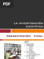 Ultima Presentacion de Investigacion