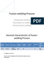 Fusion-Welding Process (Gas and Arc Welding)