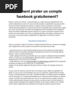 Comment Pirater Un Compte Facebook Gratuitement Hackerpdf