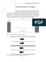 A Group Project On The Design of A Truss Bridge