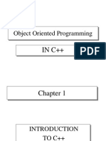 Object Oriented Programming