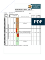 Perfil Estratigrafico - Suelos: Descripcion Del Suelo L.L L.P. I.P. Prof. CM