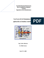Leyes Semejanza en Bombas Centrífugas